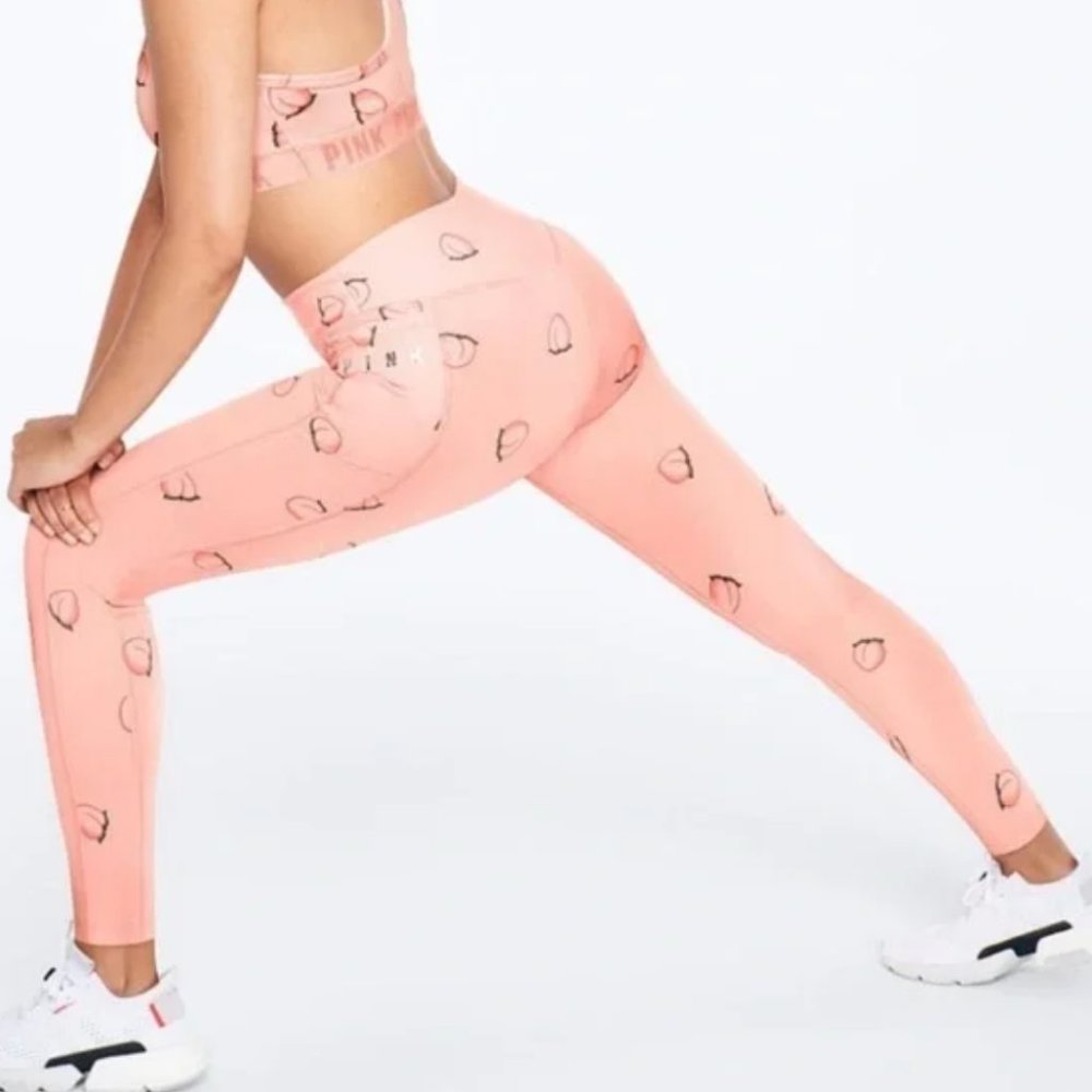 Victoria's Secret Pink Ultimate Peach Leggings